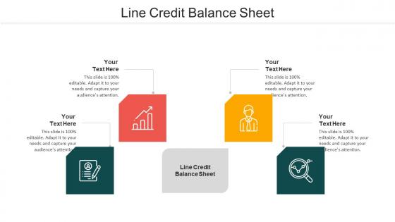 Line Credit Balance Sheet Ppt Powerpoint Presentation Pictures Graphic Images Cpb