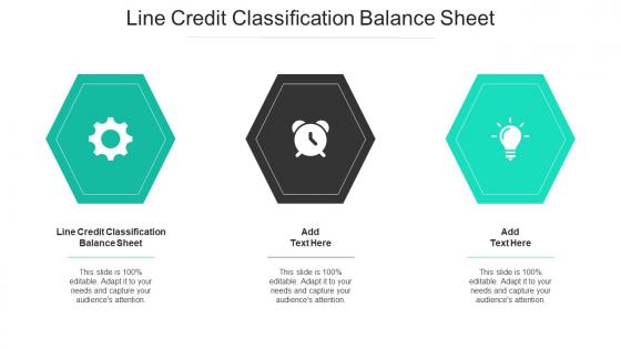 Line Credit Classification Balance Sheet Ppt Powerpoint Presentation Pictures Format Cpb
