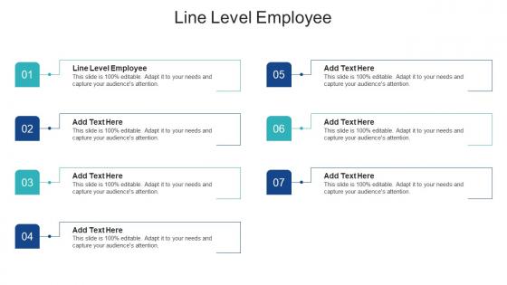 Line Level Employee In Powerpoint And Google Slides Cpb