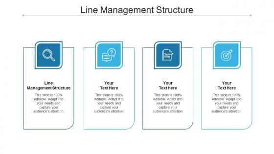 Line management structure ppt powerpoint presentation ideas designs cpb