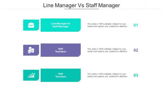 Line Manager Vs Staff Manager Ppt Powerpoint Presentation Inspiration Shapes Cpb