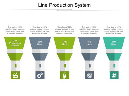Line production system ppt powerpoint presentation background cpb