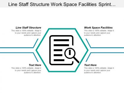 Line staff structure work space facilities sprint retrospective