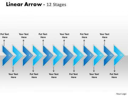 Linear arrow 12 stages 7