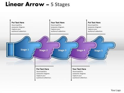 Linear arrow 5 stages 50