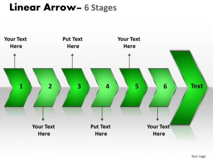 Linear arrow 6 stages 35