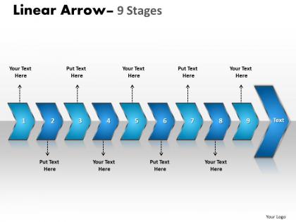 Linear arrow 9 stages 11