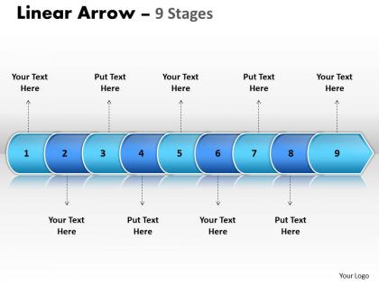 Linear arrow 9 stages 12