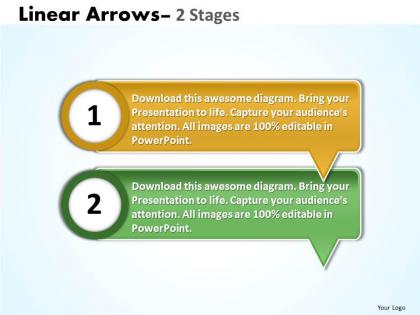 Linear arrows 2 stages 27