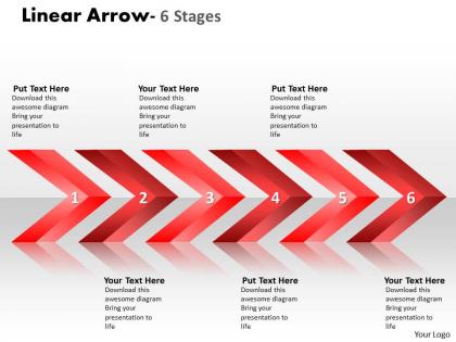 Linear arrows 6 stages 41