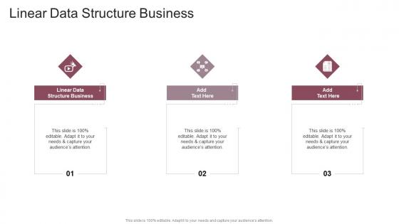 Linear Data Structure Business In Powerpoint And Google Slides Cpb
