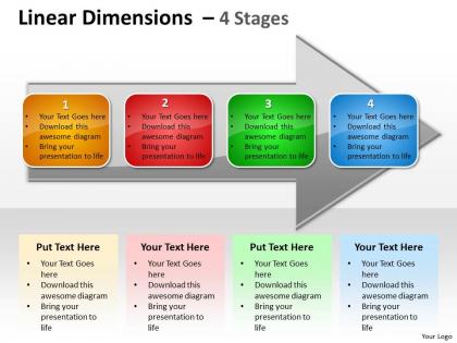 Linear dimensions 4 stages 11