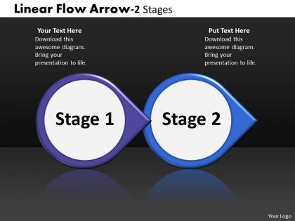 Linear flow arrow 2 stages 41