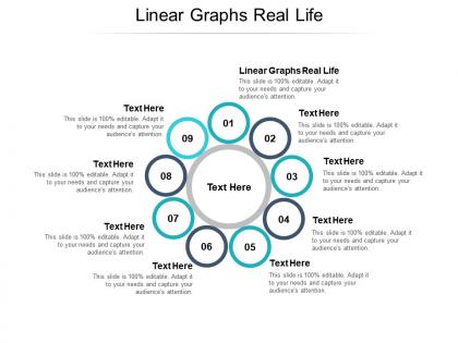 Linear graphs real life ppt powerpoint presentation diagram lists cpb