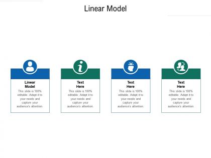 Linear model ppt powerpoint presentation summary design ideas cpb
