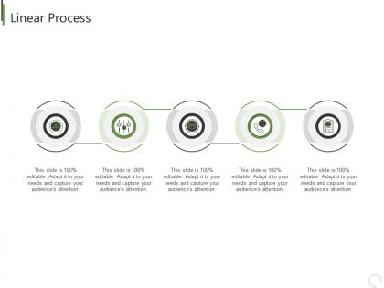 Linear process tools professional scrum master it ppt infographic template designs download