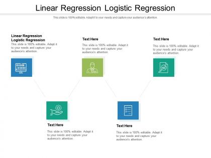 Linear regression logistic regression ppt powerpoint presentation outline graphics pictures cpb