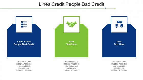 Lines Credit People Bad Credit Ppt Powerpoint Presentation Icon Outfit Cpb