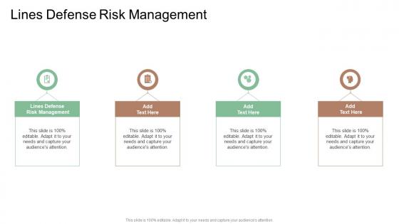 Lines Defense Risk Management In Powerpoint And Google Slides Cpb