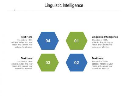 Linguistic intelligence ppt powerpoint presentation styles graphic tips cpb
