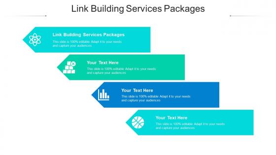 Link building services packages ppt powerpoint presentation infographics visuals cpb