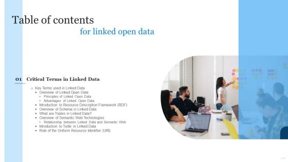 Linked Open Data For Linked Open Data Table Of Contents Ppt Powerpoint Presentation Slides Deck