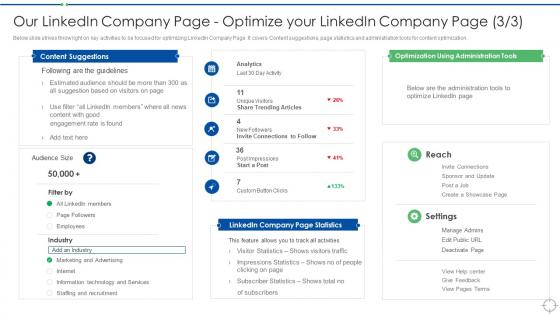 Linkedin Marketing Strategies To Grow Company Page Optimize Linkedin Company Page