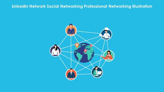 Linkedin Network Social Networking Professional Networking Illustration