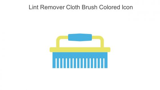Lint Remover Cloth Brush Colored Icon In Powerpoint Pptx Png And Editable Eps Format