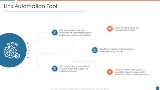 Linx automation tool ppt powerpoint presentation slides templates