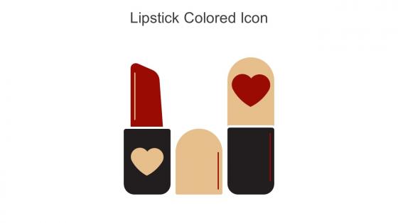 Lipstick Colored Icon In Powerpoint Pptx Png And Editable Eps Format