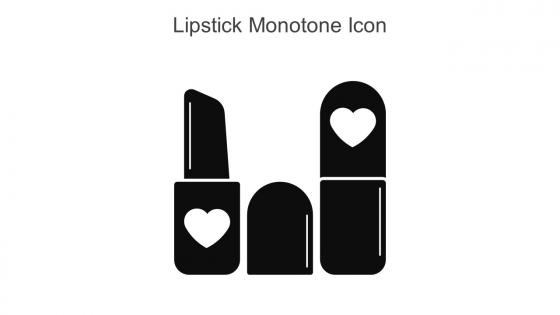 Lipstick Monotone Icon In Powerpoint Pptx Png And Editable Eps Format
