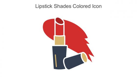 Lipstick Shades Colored Icon In Powerpoint Pptx Png And Editable Eps Format