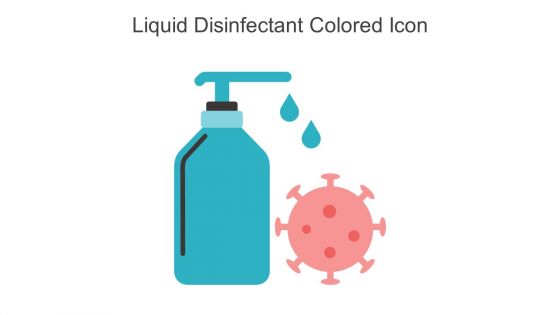 Liquid Disinfectant Colored Icon In Powerpoint Pptx Png And Editable Eps Format