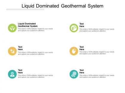 Liquid dominated geothermal system ppt powerpoint presentation styles example topics cpb