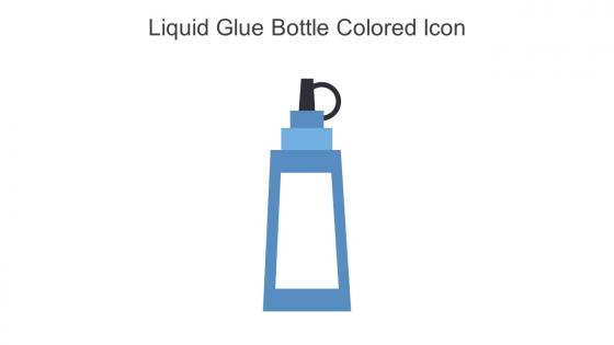 Liquid Glue Bottle Colored Icon In Powerpoint Pptx Png And Editable Eps Format