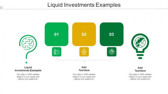 Liquid Investments Examples Ppt Powerpoint Presentation Infographic Files Cpb