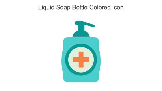 Liquid Soap Bottle Colored Icon In Powerpoint Pptx Png And Editable Eps Format