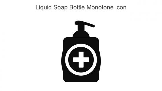 Liquid Soap Bottle Monotone Icon In Powerpoint Pptx Png And Editable Eps Format