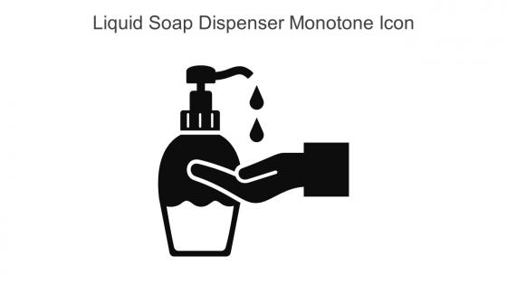 Liquid Soap Dispenser Monotone Icon In Powerpoint Pptx Png And Editable Eps Format