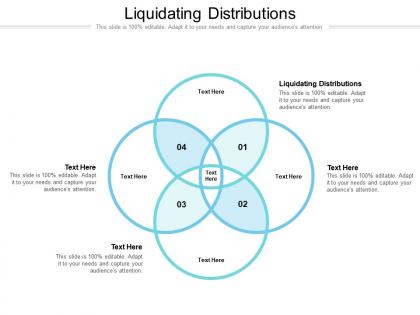 Liquidating distributions ppt powerpoint presentation styles layout ideas cpb