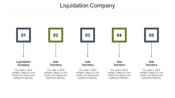 Liquidation Company Ppt Powerpoint Presentation Slides Infographics Cpb