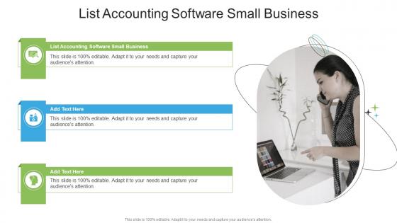 List Accounting Software Small Business In Powerpoint And Google Slides Cpb
