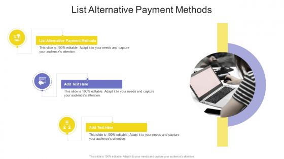 List Alternative Payment Methods In Powerpoint And Google Slides Cpb