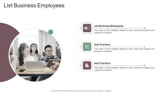 List Business Employees In Powerpoint And Google Slides Cpb