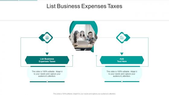 List Business Expenses Taxes In Powerpoint And Google Slides Cpb