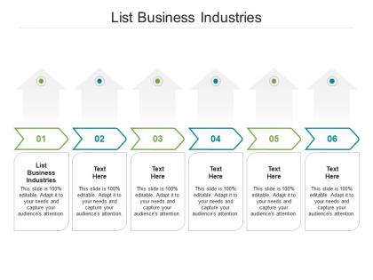 List business industries ppt powerpoint presentation icon file formats cpb