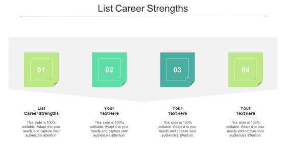 List career strengths ppt powerpoint presentation layouts graphics pictures cpb
