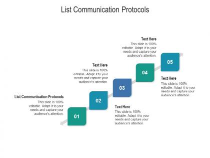 List communication protocols ppt powerpoint presentation icon introduction cpb