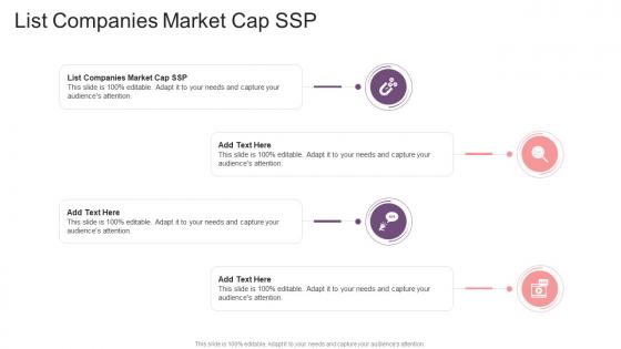 List Companies Market Cap SSP In Powerpoint And Google Slides Cpb